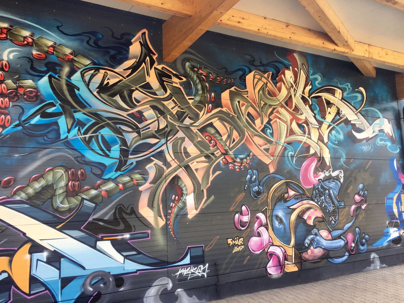 Graffiti Wall - Photo by Sbecky