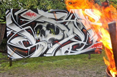 Graffiti Wall - Photo by Sbecky