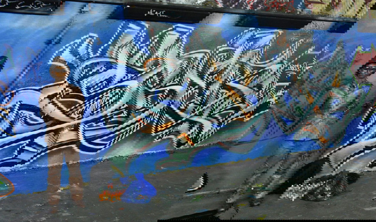 Graffiti Wall - Photo by Sbecky