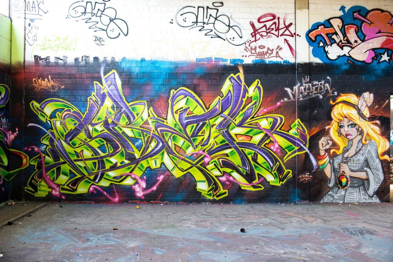 Graffiti Wall - Photo by Sbecky (2013)