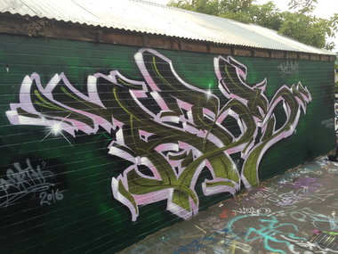 Graffiti Wall - Photo by Sbecky