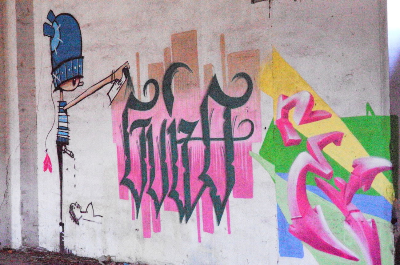 Graffiti Wall in Warte bitte... - Photo by Scalp64