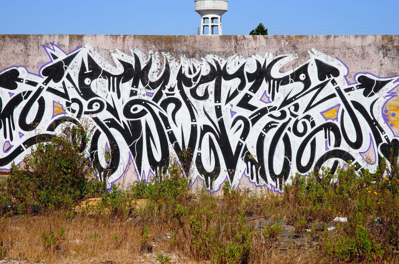 Graffiti Wall in Montijo e afonsoeiro - Photo by Scalp64