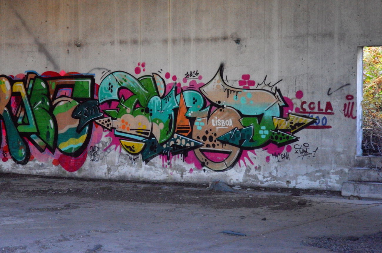 Graffiti Wall in Montijo e afonsoeiro - Photo by Scalp64 (2016)