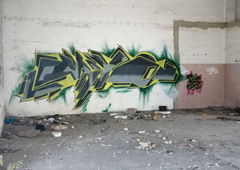 Graffiti Wall in Montijo - Photo by Scalp64