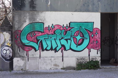 Graffiti Wall in Portugal - Photo by Scalp64
