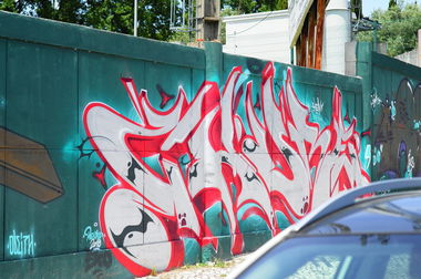 Graffiti Wall in Lissabon - Photo by Scalp64