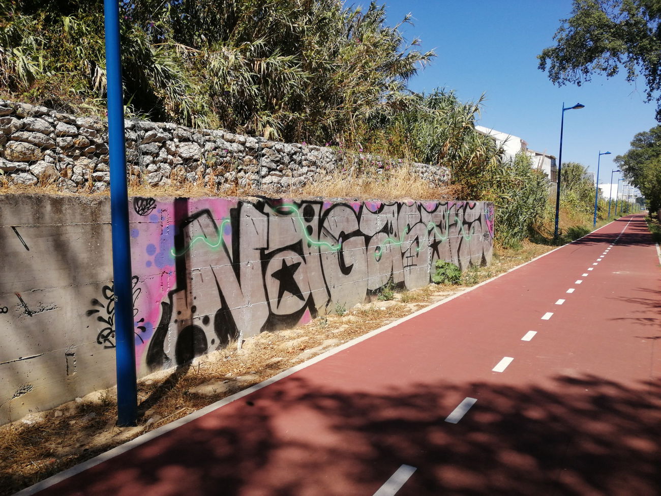 Graffiti Wall in Montijo - Photo by Scalp64