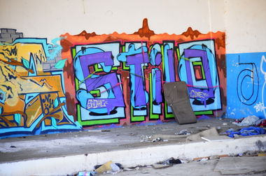 Graffiti Wall in Montijo e afonsoeiro - Photo by Scalp64