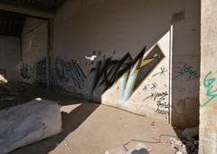 Graffiti Wall in Montijo - Photo by Scalp64