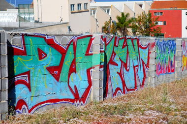 Graffiti Wall in Pontinha e famões - Photo by Scalp64