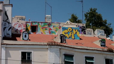 Graffiti Wall in Lissabon - Photo by Scalp64