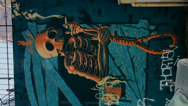 Graffiti Wall in Lissabon - Photo by Scalp64