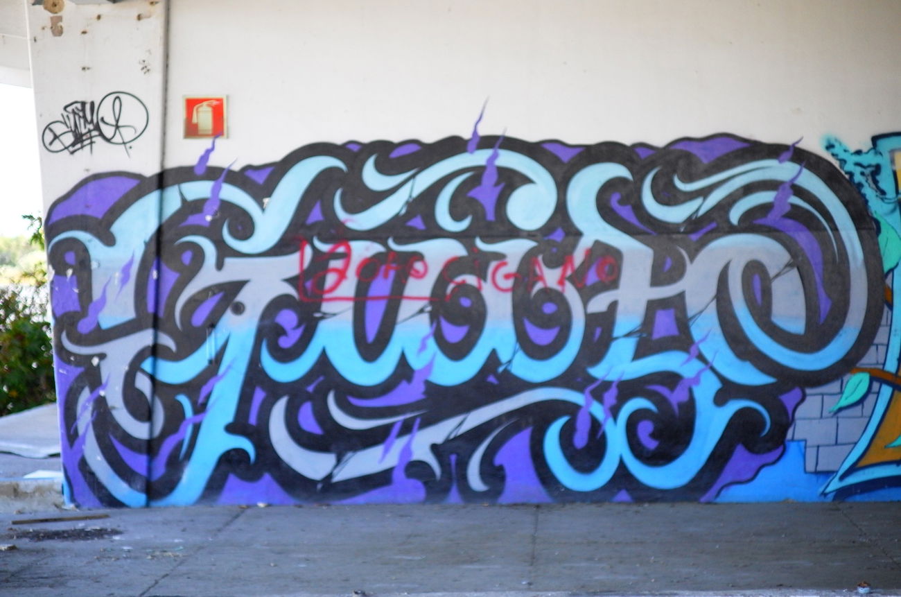 Graffiti Wall in Portugal - Photo by Scalp64