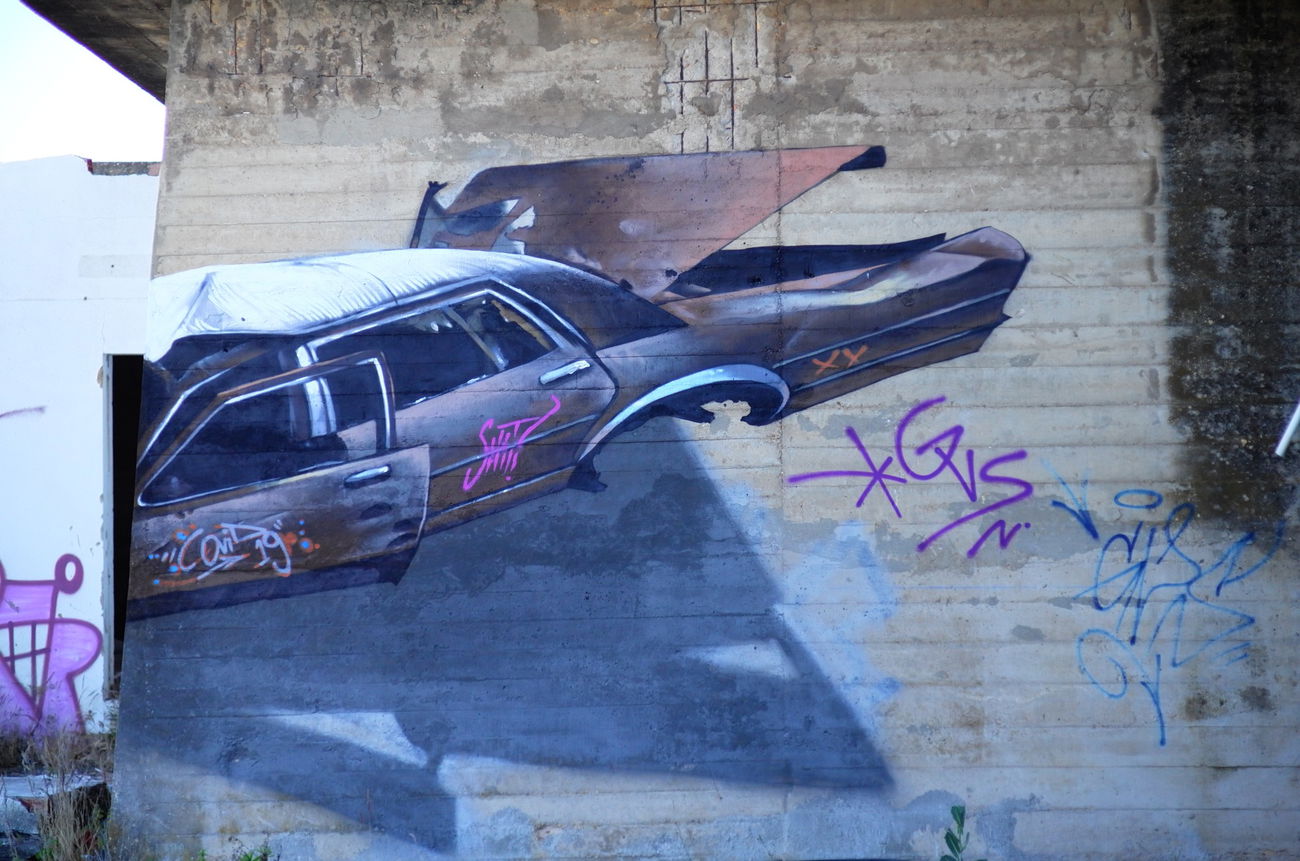 Graffiti Wall in Warte bitte... - Photo by Scalp64 (2020)