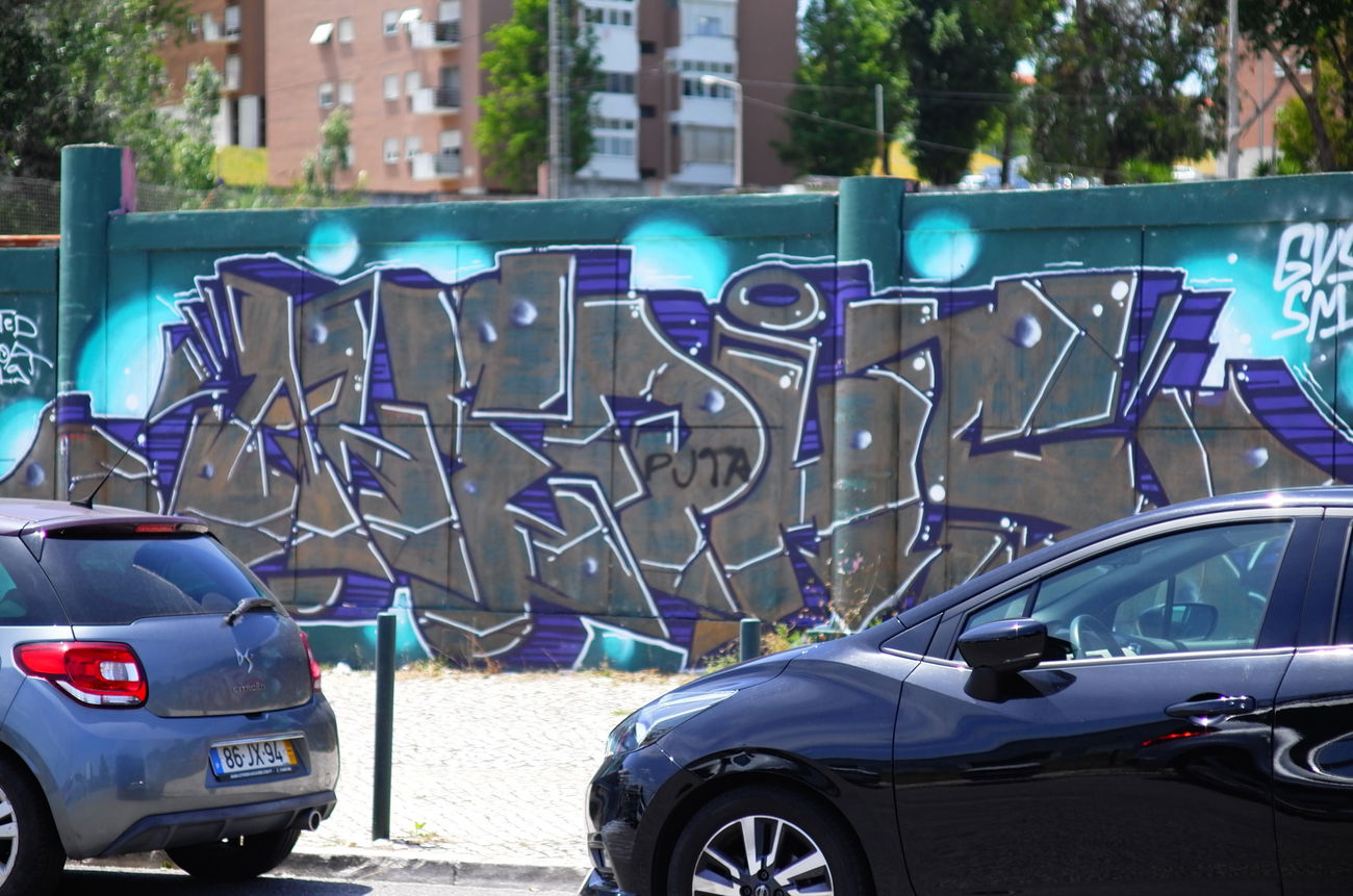 Graffiti Wall in Lissabon - Photo by Scalp64