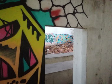 Graffiti Wall in Montijo - Photo by Scalp64