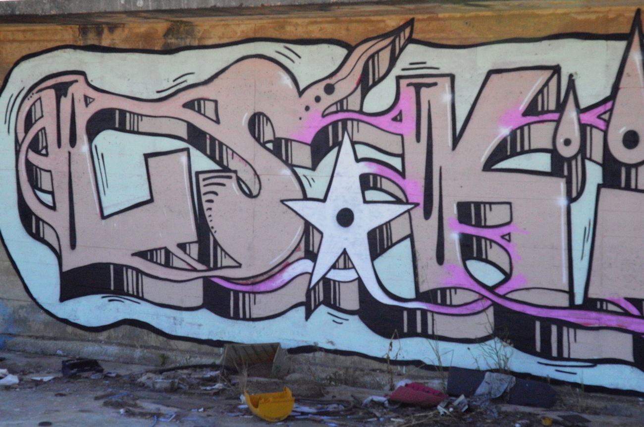 Graffiti Wall in Lissabon - Photo by Scalp64