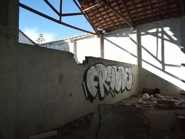 Graffiti Wall in Montijo - Photo by Scalp64