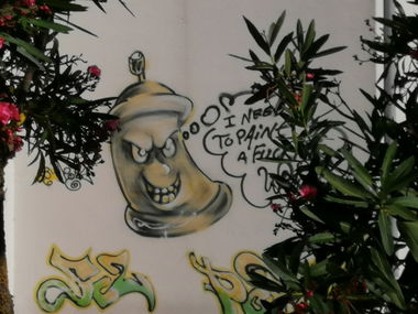 Graffiti Wall in Portugal - Photo by Scalp64