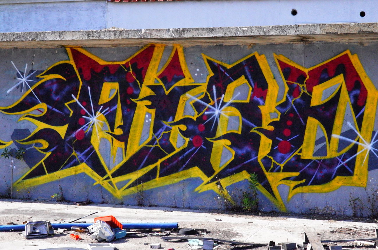 Graffiti Wall in Montijo e afonsoeiro - Photo by Scalp64