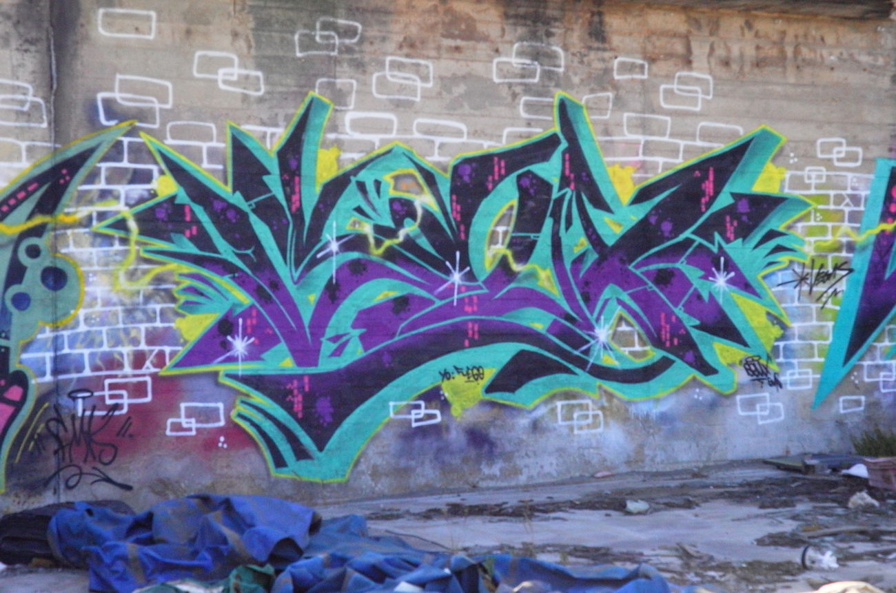 Graffiti Wall in Montijo e afonsoeiro - Photo by Scalp64