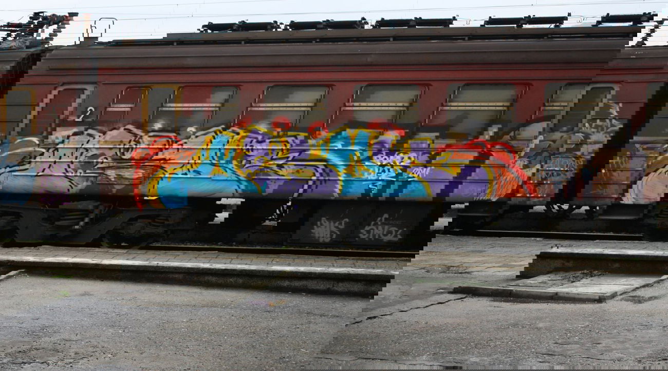 Graffiti Train - Photo by Scape - scape, uger, osmc (2011)