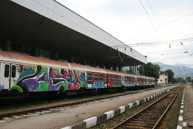 Graffiti Train - Photo by Scape - scape, uger, osm (2010)