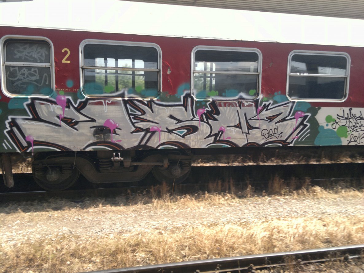 Graffiti Train - Photo by Scape - scape, uger, osm (2013)