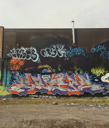 Graffiti Wall - Photo by Scape - scape, osm, belgium (2012)