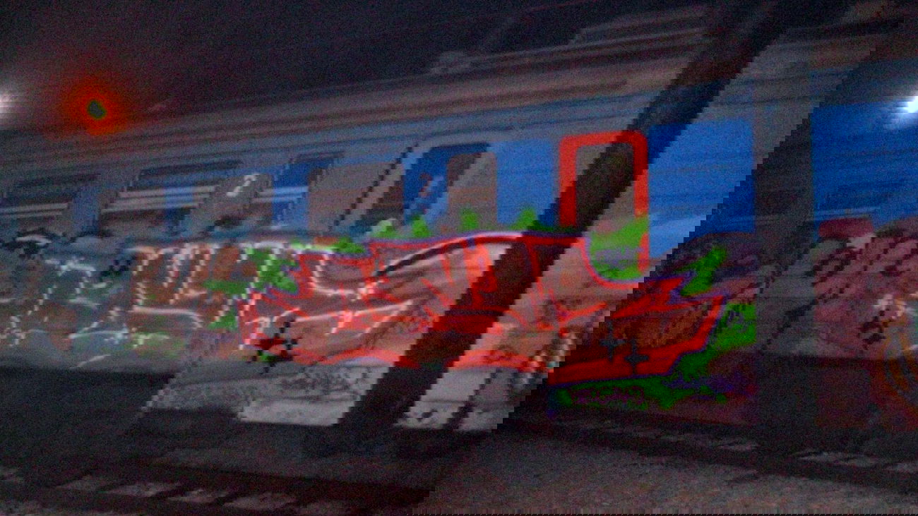 Graffiti Train - Photo by Scape - scape, osm, osmc (2013)