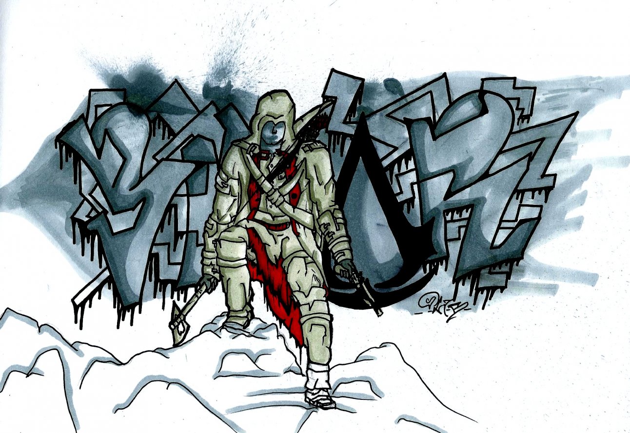 Graffiti Sketch - Photo by Scarecrow - scar