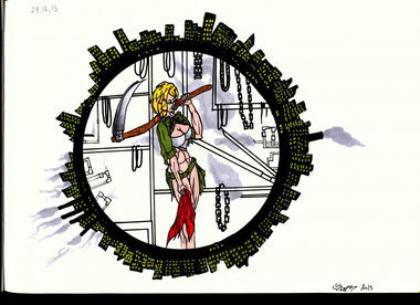 Graffiti Sketch - Photo by Scarecrow