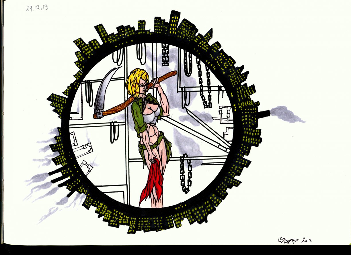 Graffiti Sketch - Photo by Scarecrow