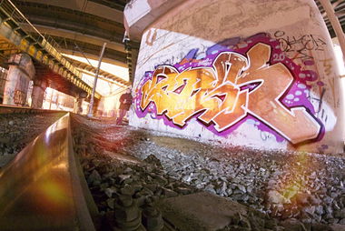 Graffiti Wall in Russian Federation - Photo by Scaro - scaro, trainline, trackside (2015)