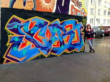 Graffiti Wall - Photo by Scaro - Scaro