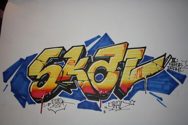 Graffiti Sketch - Photo by ScevOner - Skav, Aachen, Sketch (2013)