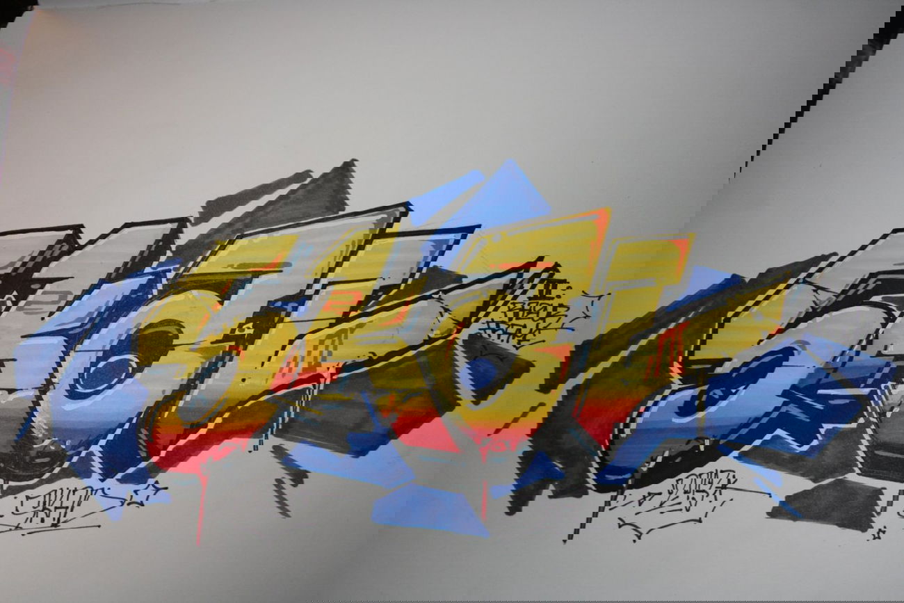 Graffiti Sketch - Photo by ScevOner - Skav, Aachen, Sketch (2013)