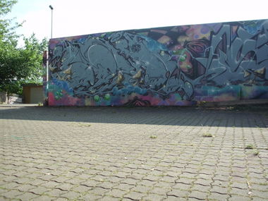 Graffiti Wall in Minden - Photo by Schachtschicht - Hack, Lack, Minden (2015)