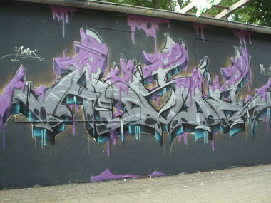 Graffiti in Minden - Photo by Schachtschicht - Alsoe, Hack, Lack (2015)