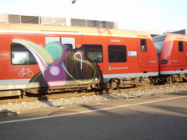 Graffiti Train in Minden - Photo by Schachtschicht - moses, mozes, wars (2015)