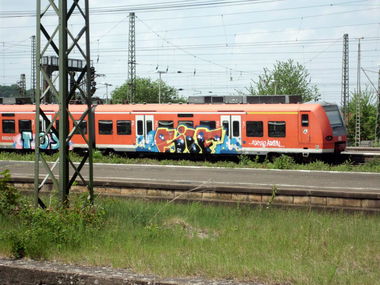 Graffiti Train - Photo by Schachtschicht - sif, toy, rb78 (2015)