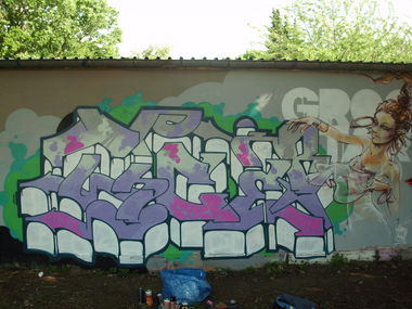 Graffiti Wall in Minden - Photo by Schachtschicht - Hitme, Hack, Lack (2015)