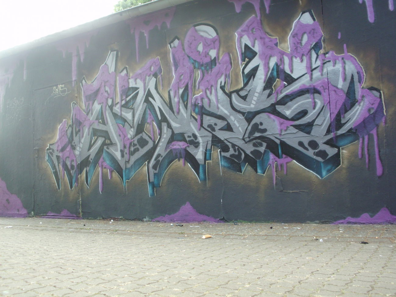 Graffiti Wall in Minden - Photo by Schachtschicht - Anis, Hack, Lack (2015)