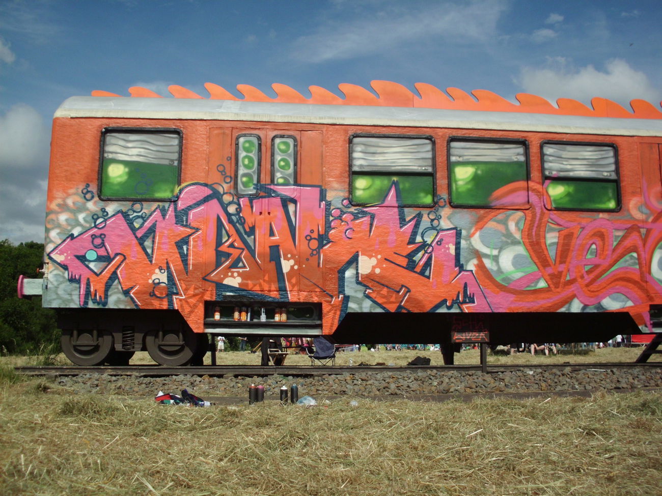 Graffiti Wall in Minden - Photo by Schachtschicht - Wave, Hack, Lack (2015)