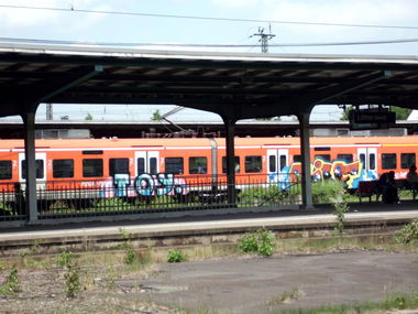 Graffiti Train - Photo by Schachtschicht - sif, toy, rb78 (2015)