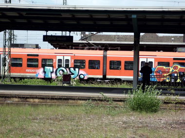 Graffiti Train - Photo by Schachtschicht - sif, toy, rb78 (2015)