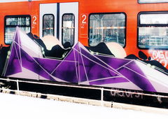 Graffiti Train - Photo by Schandiztat - astro