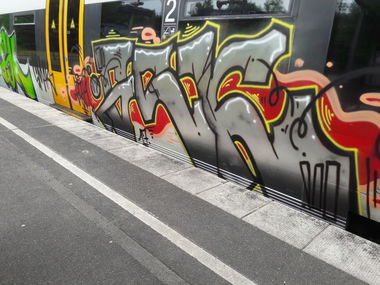 Graffiti Train - Photo by Schandiztat (2017)