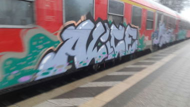 Graffiti Train - Photo by Schandiztat